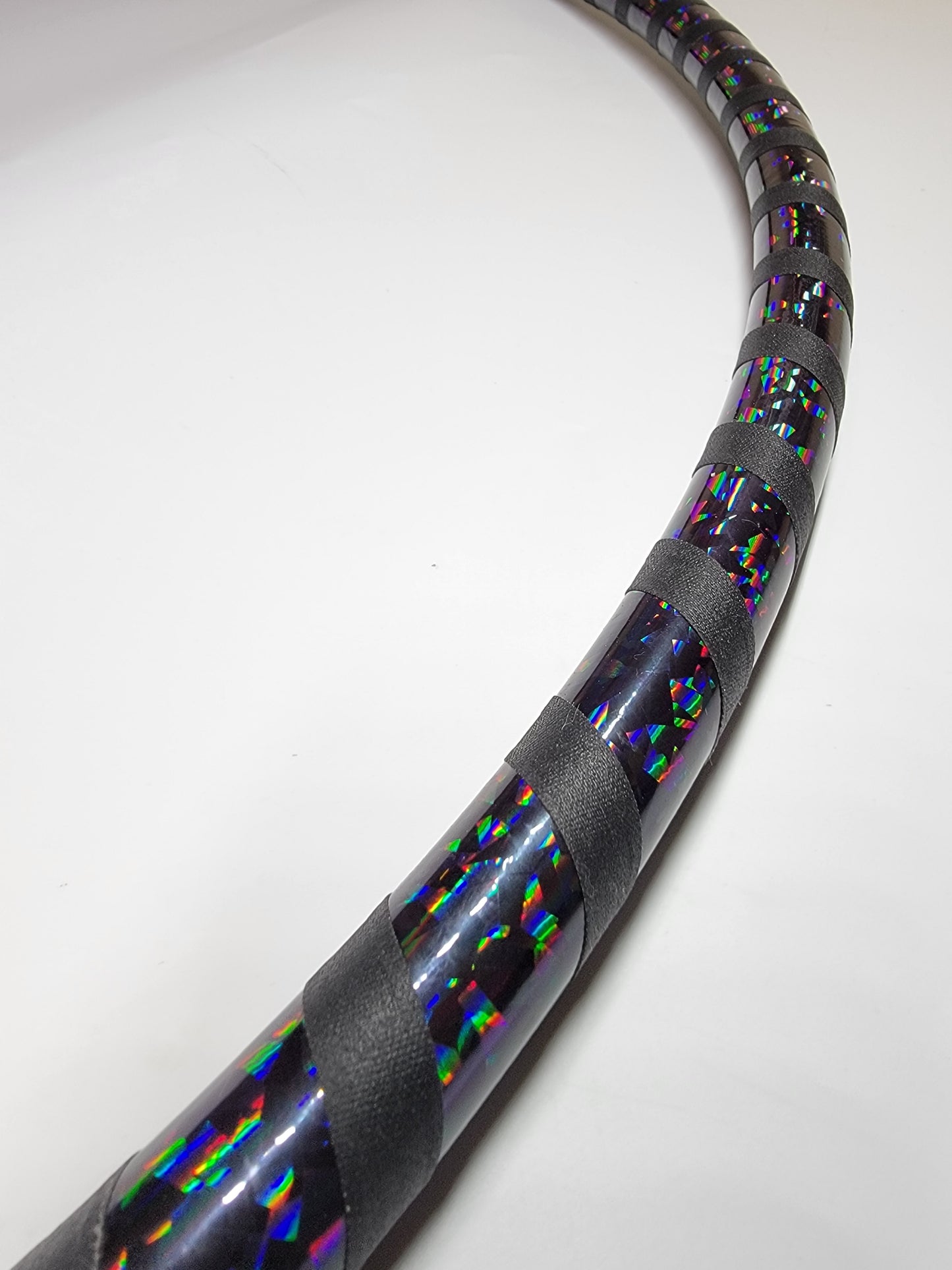 Black Sparkle Beginner Taped Hoop