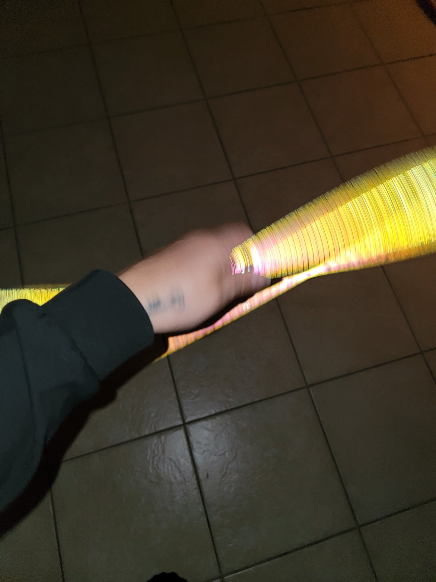 Disco Sunset Reflective Taped Hoop