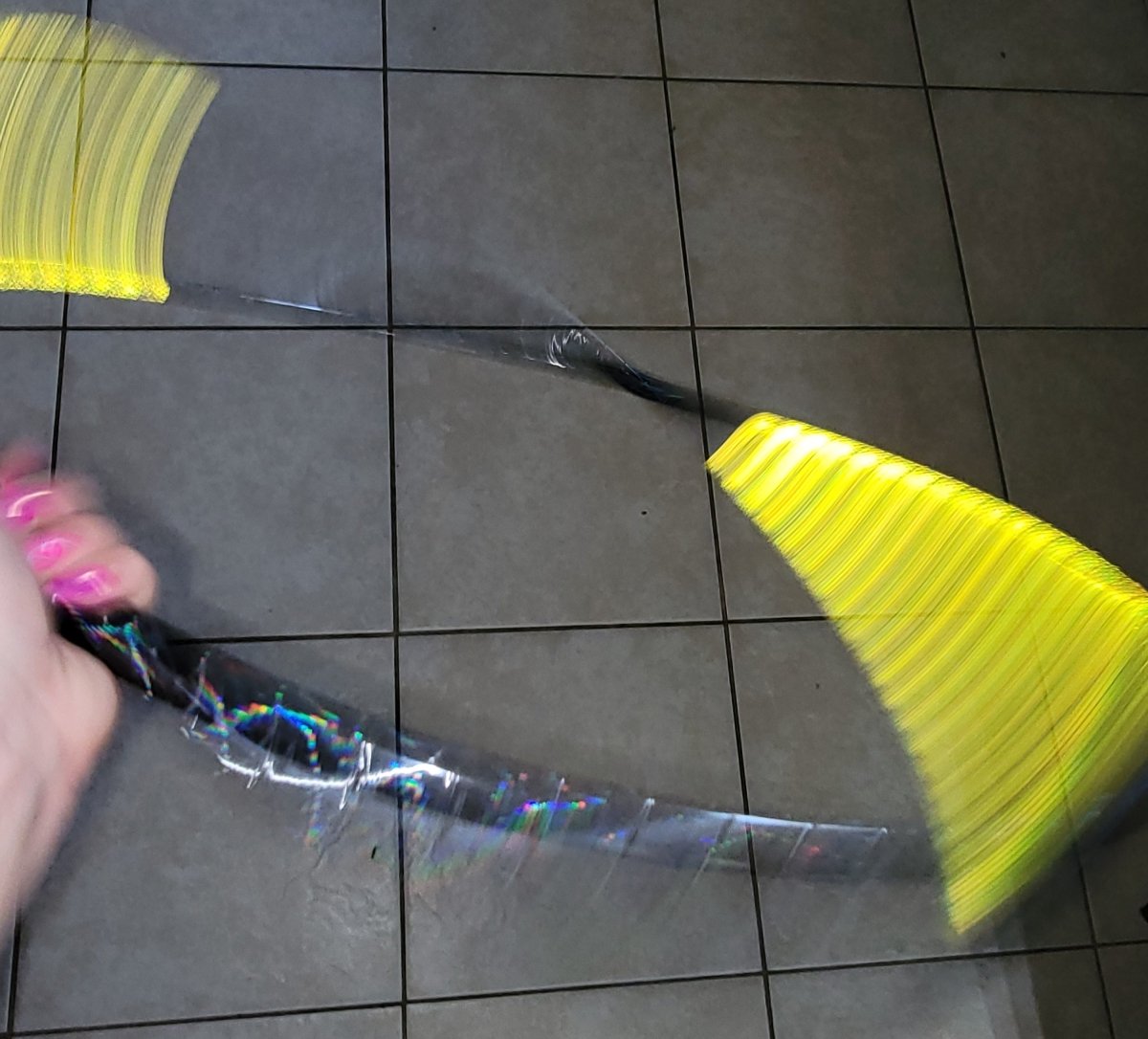 @Cosmic_hulahoes 4 Piece Sectional Reflective Taped Hoop