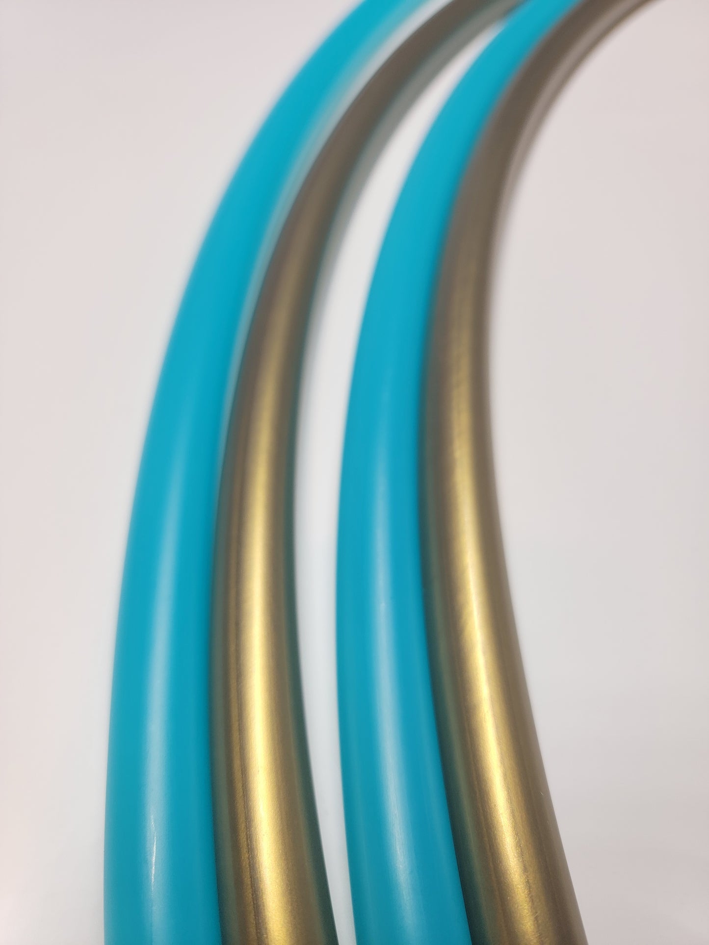 Iced Gold 4 Piece Bare Sectional Hoop