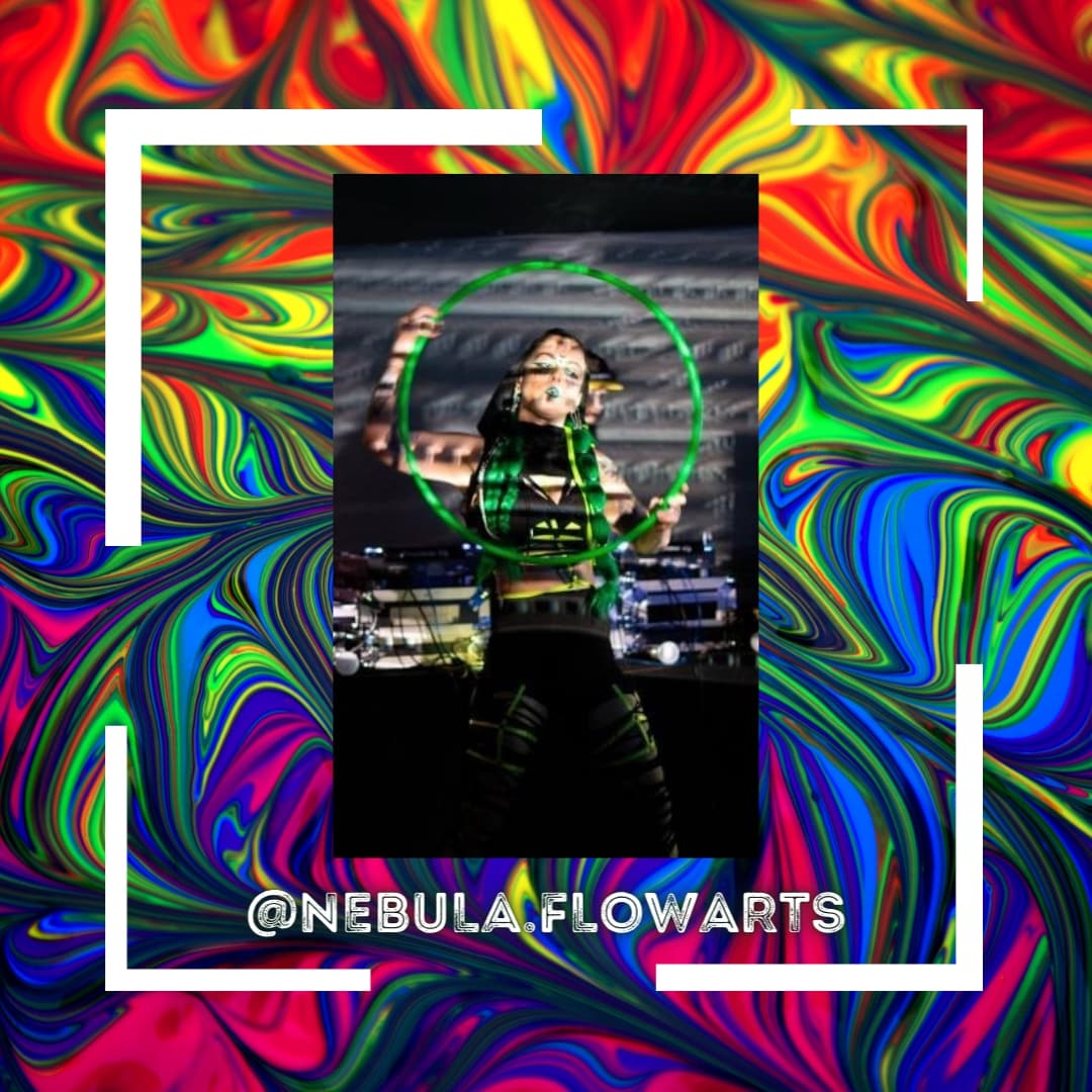 Illuminati UV Green Polypro Bare Hoop 3/4