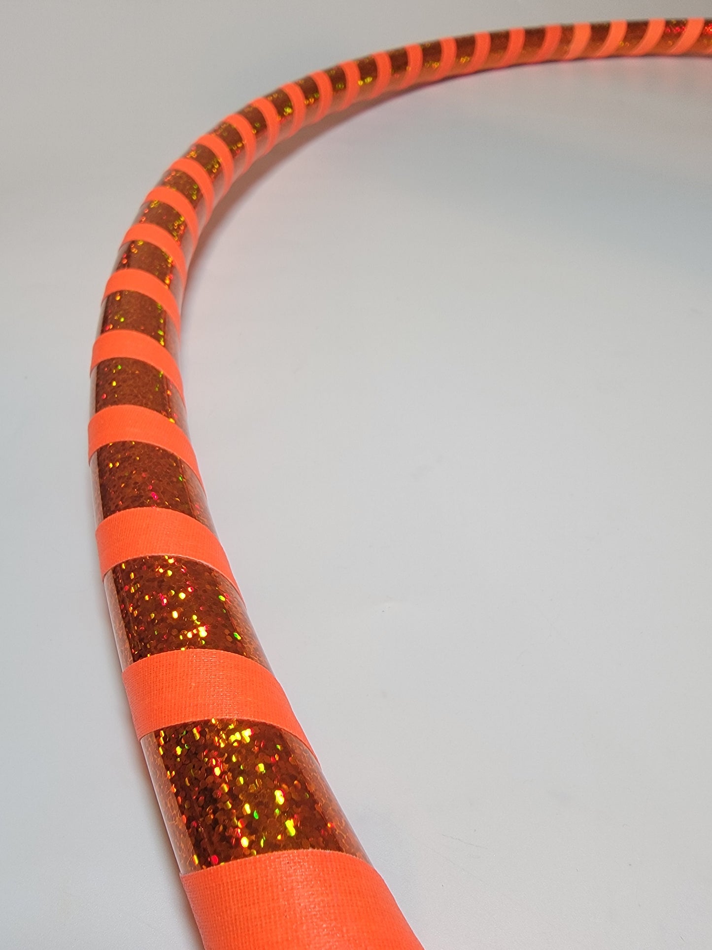 Orange Zest Twist Beginner Taped Hoop