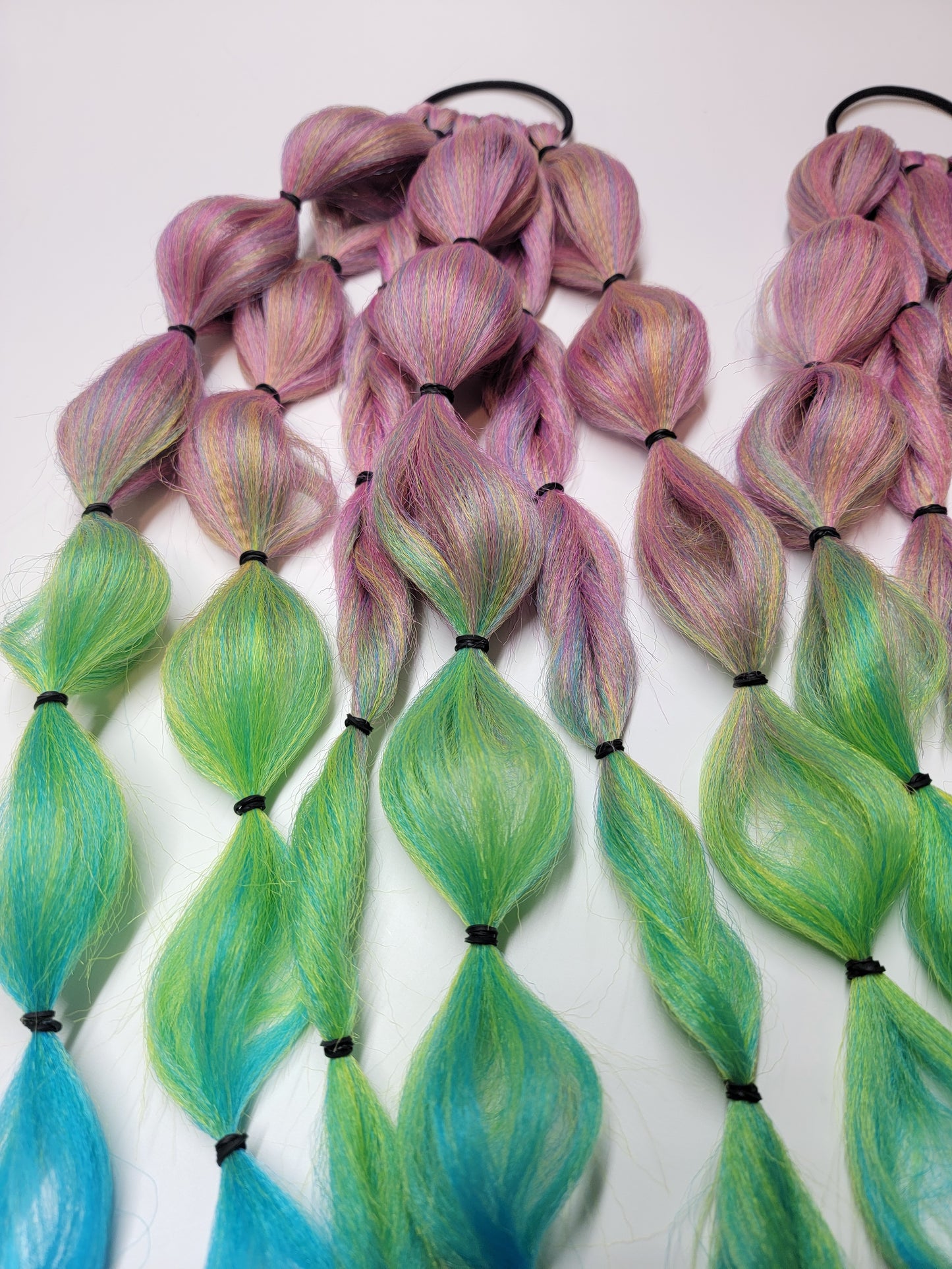 Acid Wash Festival Braid Tie In's