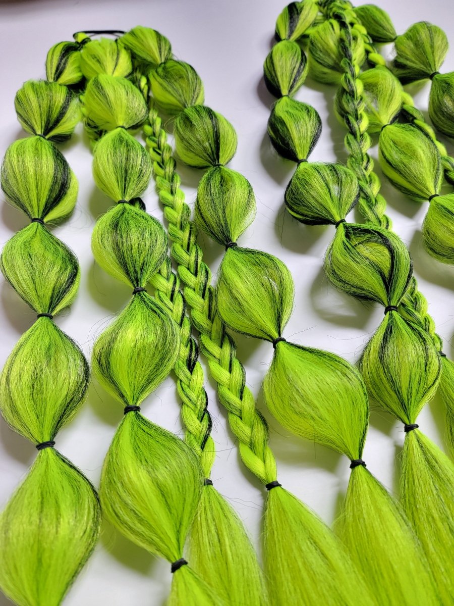 Toxic Spill Festival Braid Tie In's