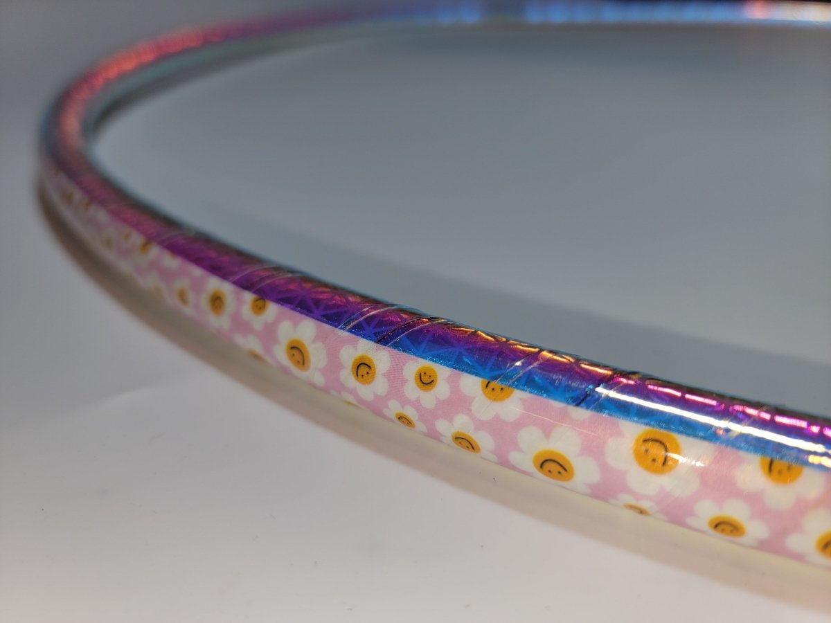 Cyber Daisy Specialty Reflective Taped Hoop