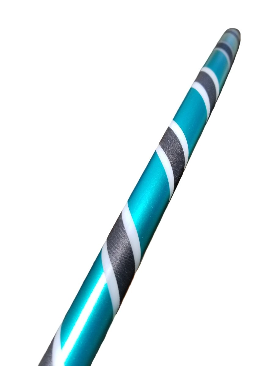 Teal Satin Kids Beginner Taped Hoop