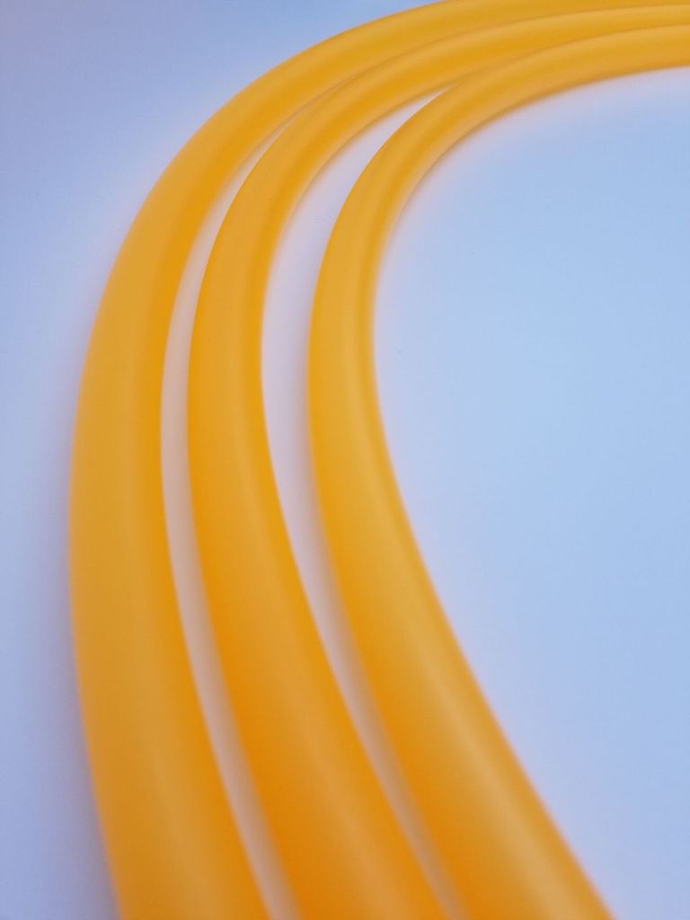 Creamsicle - UV Orange Polypro Bare Hoop 3/4