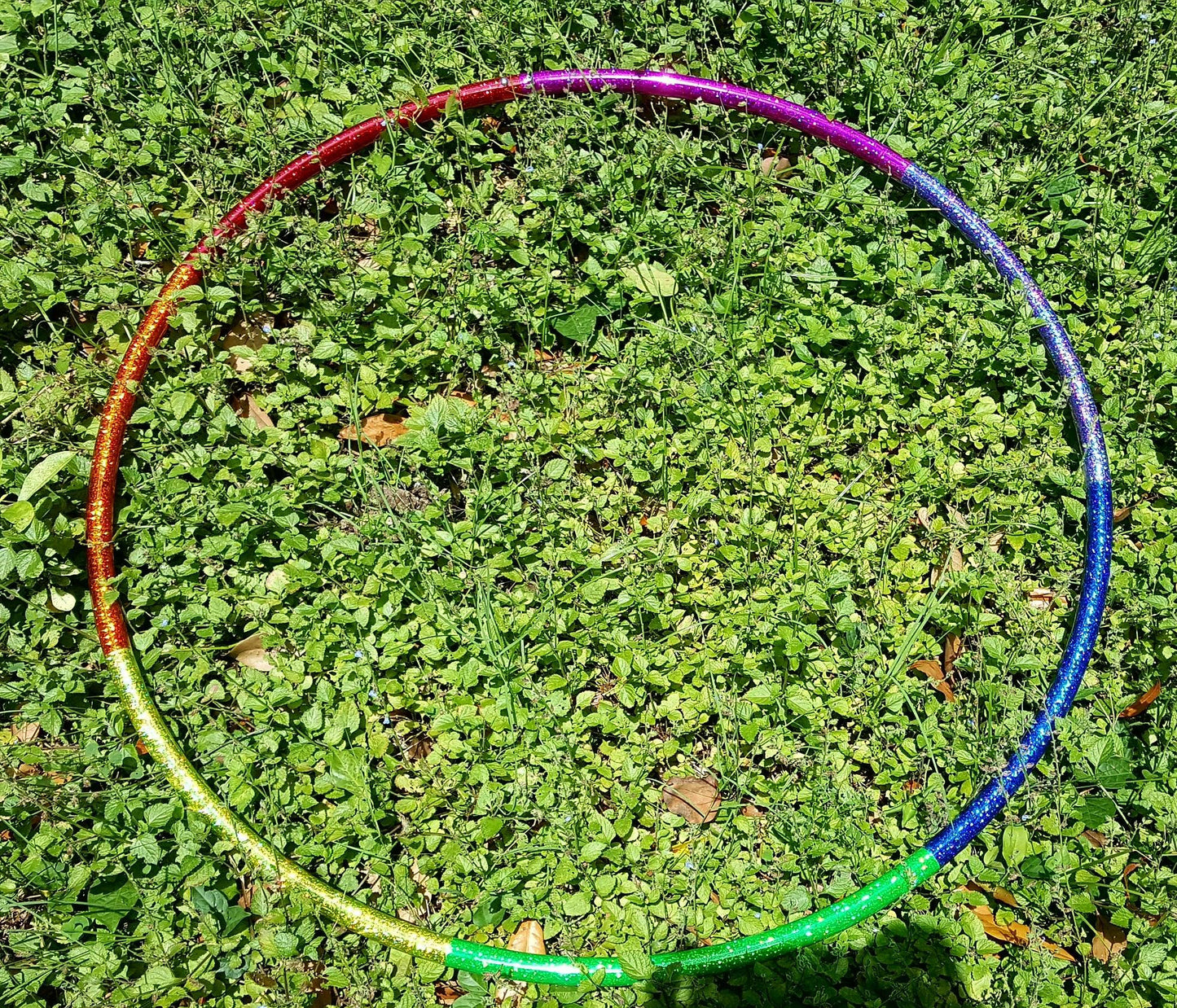 Rainbow Spectrum Taped Hoop