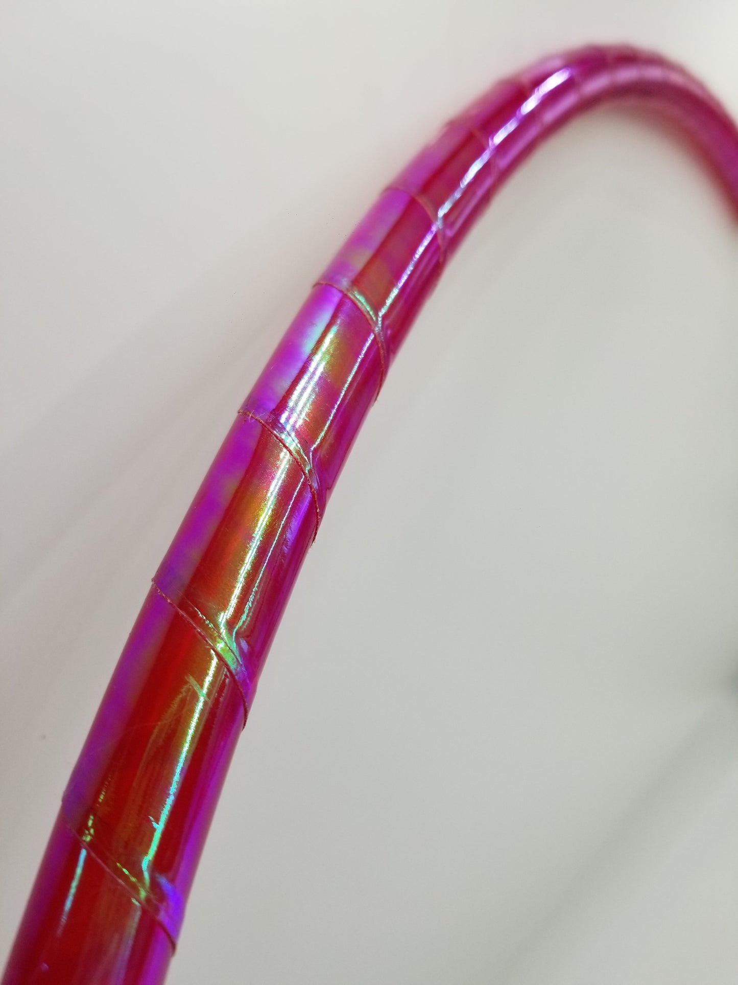 25" 5/8 ready to ship Solar Flare Color Morph Taped Hula Hoop