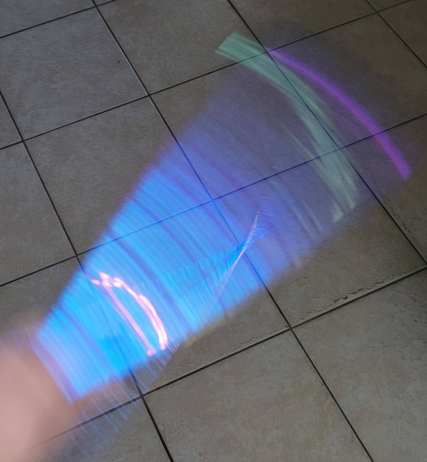 Portal Spillage Reflective Color Morph Taped Hoop