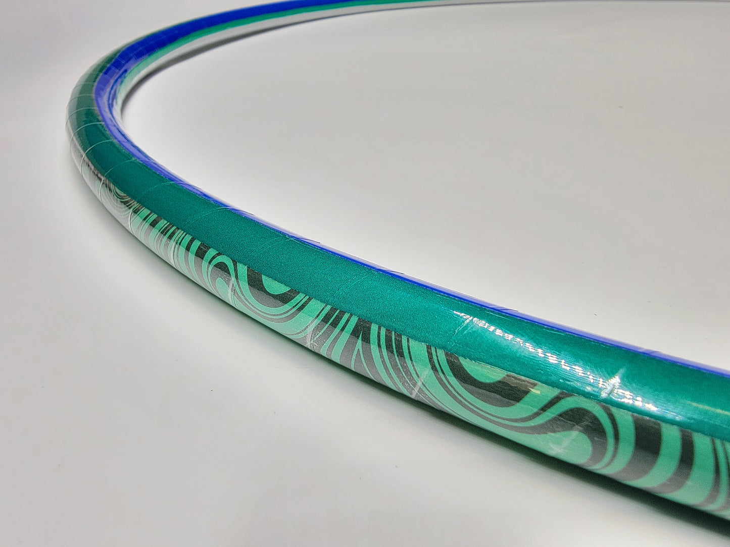 Whimsicle Swirls Coinflip Specialty Reflective Taped Hoop