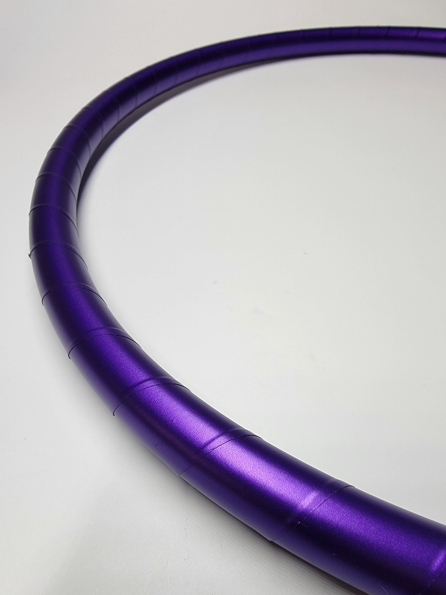 Purple Satin Taped Hoop