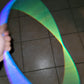 Glitter Rainbow Coinflip Specialty Reflective Taped Hoop