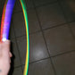 Glitter Rainbow Coinflip Specialty Reflective Taped Hoop