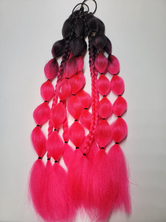 Pink Venom Festival braids