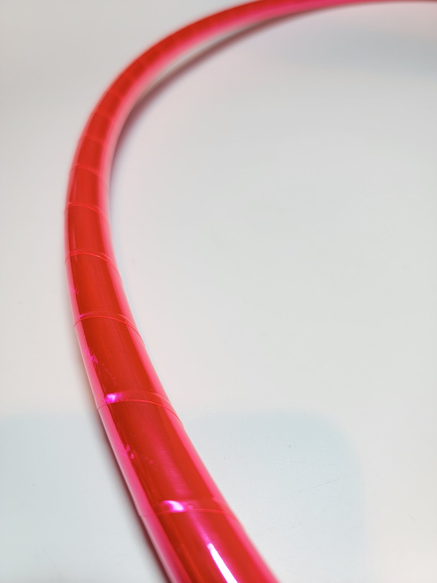 Cherry Pink Taped Hoop