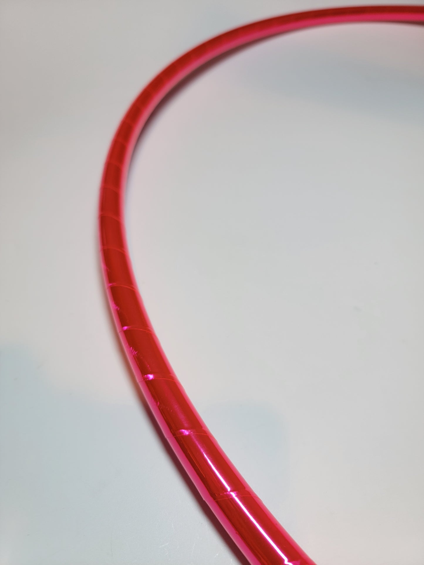 Cherry Pink Taped Hoop