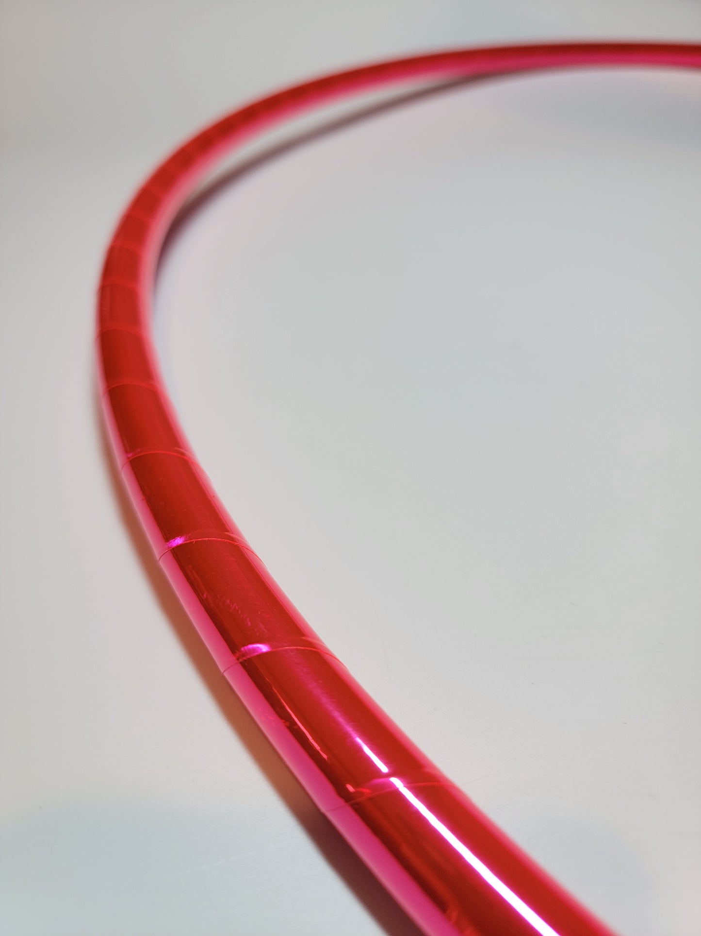 Cherry Pink Taped Hoop