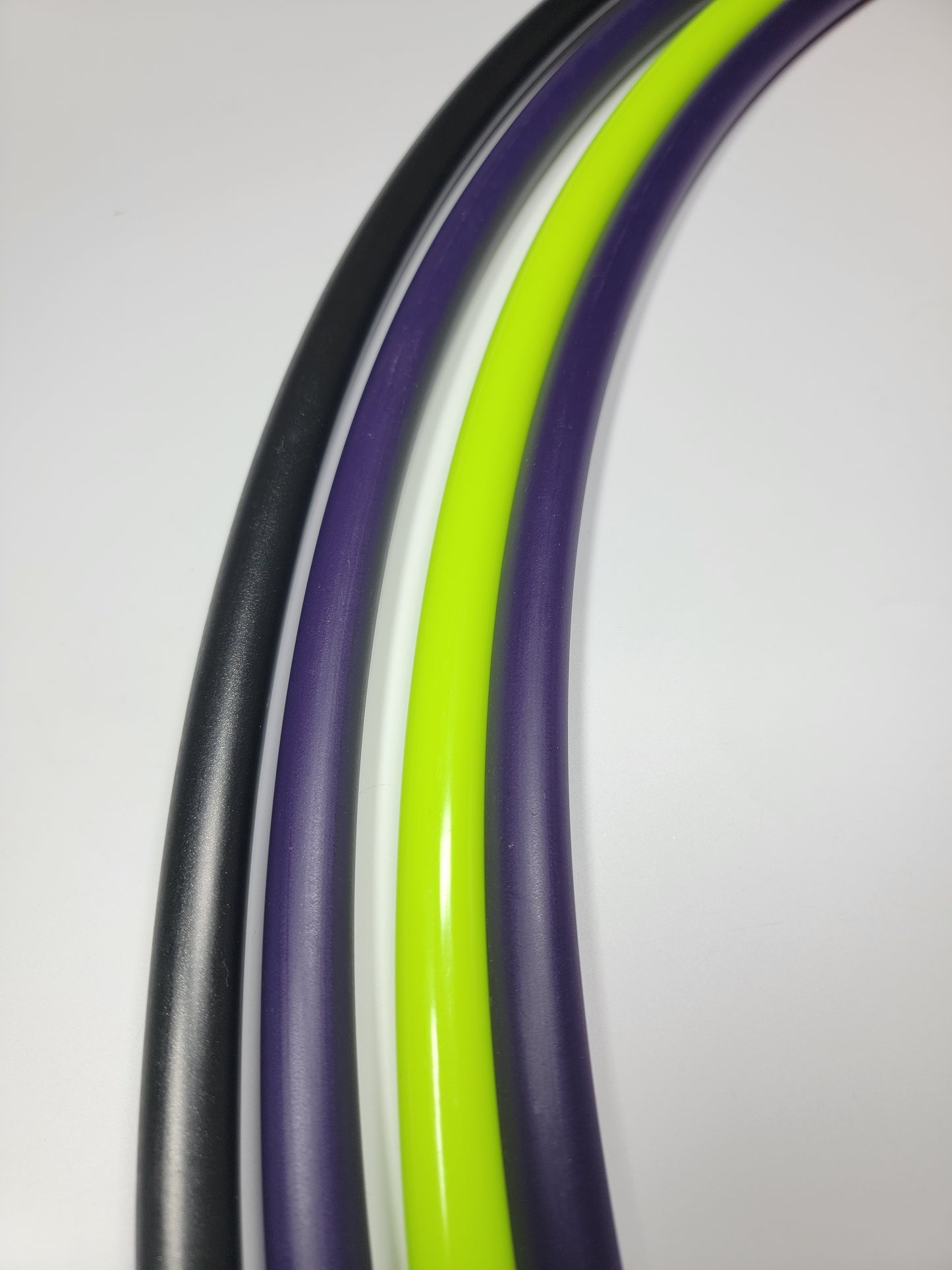 Black, UV Purple, UV Coconut Lime 4 Piece Sectional Hoop