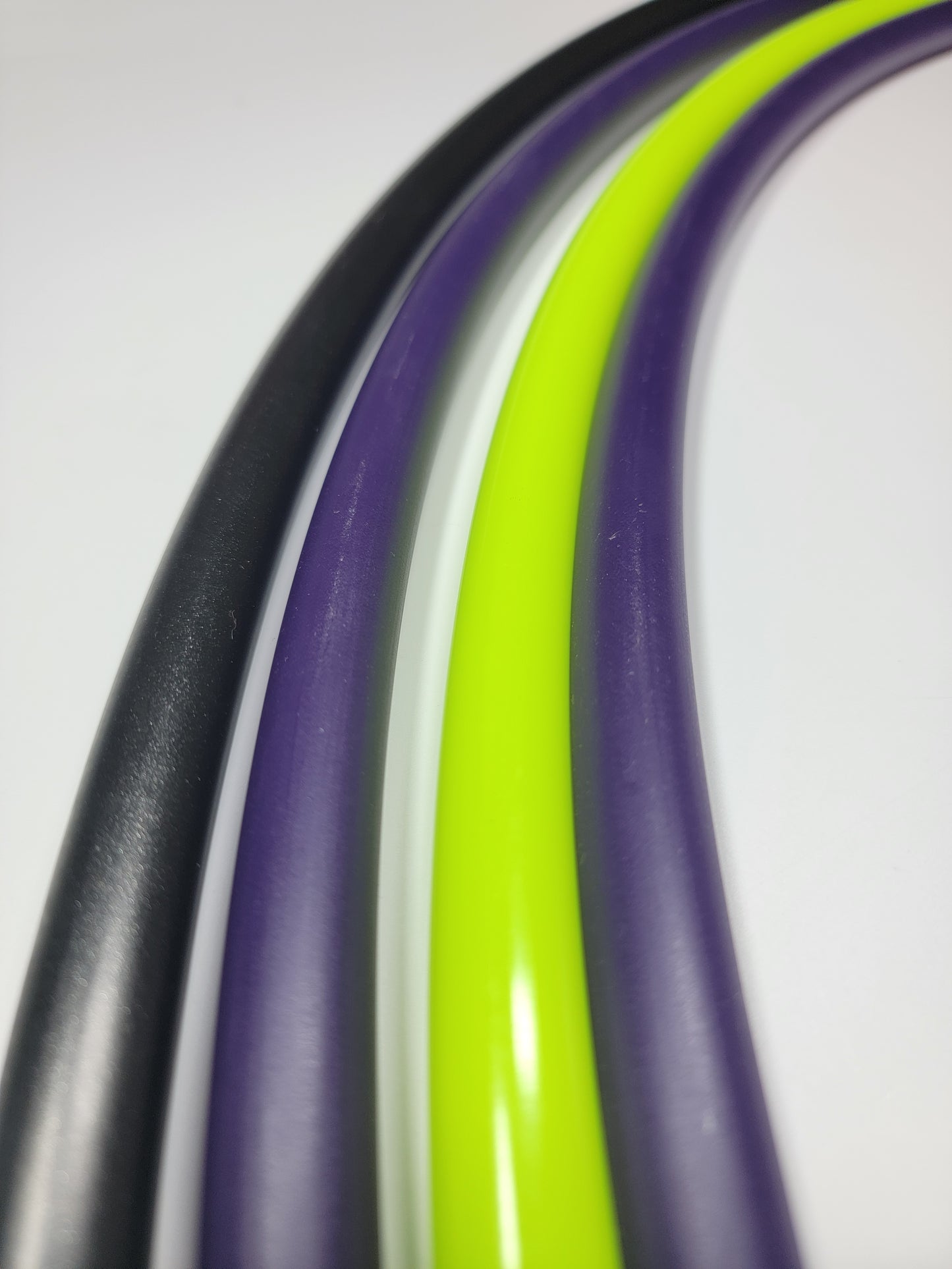 Black, UV Purple, UV Coconut Lime 4 Piece Sectional Hoop