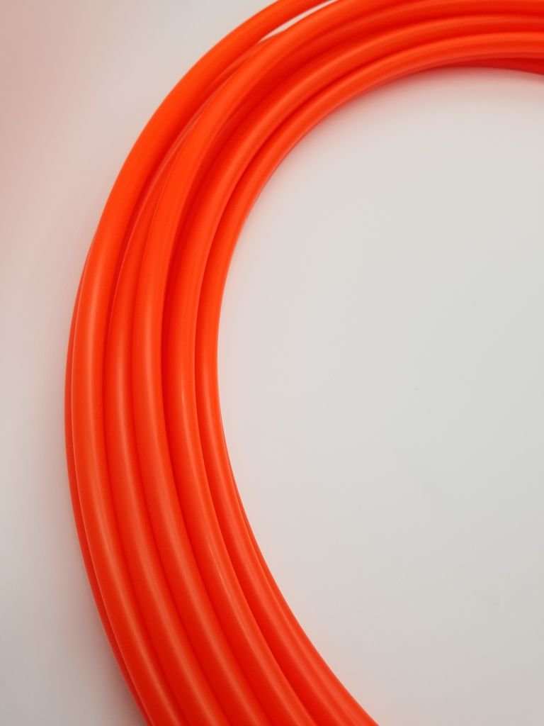 UV Red Polypro Bare Hoop 3/4