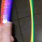 Glitter Rainbow Coinflip Specialty Reflective Taped Hoop