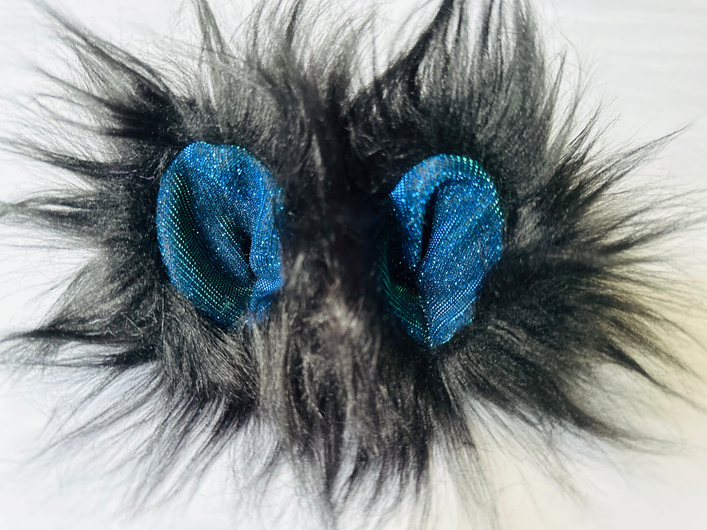 Black fur, Blue & Green iridescent