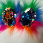 Rainbow Fur, Rainbow flip to silver sequins