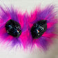 Pink/Purple fur, Pink Floyd licensed fabric