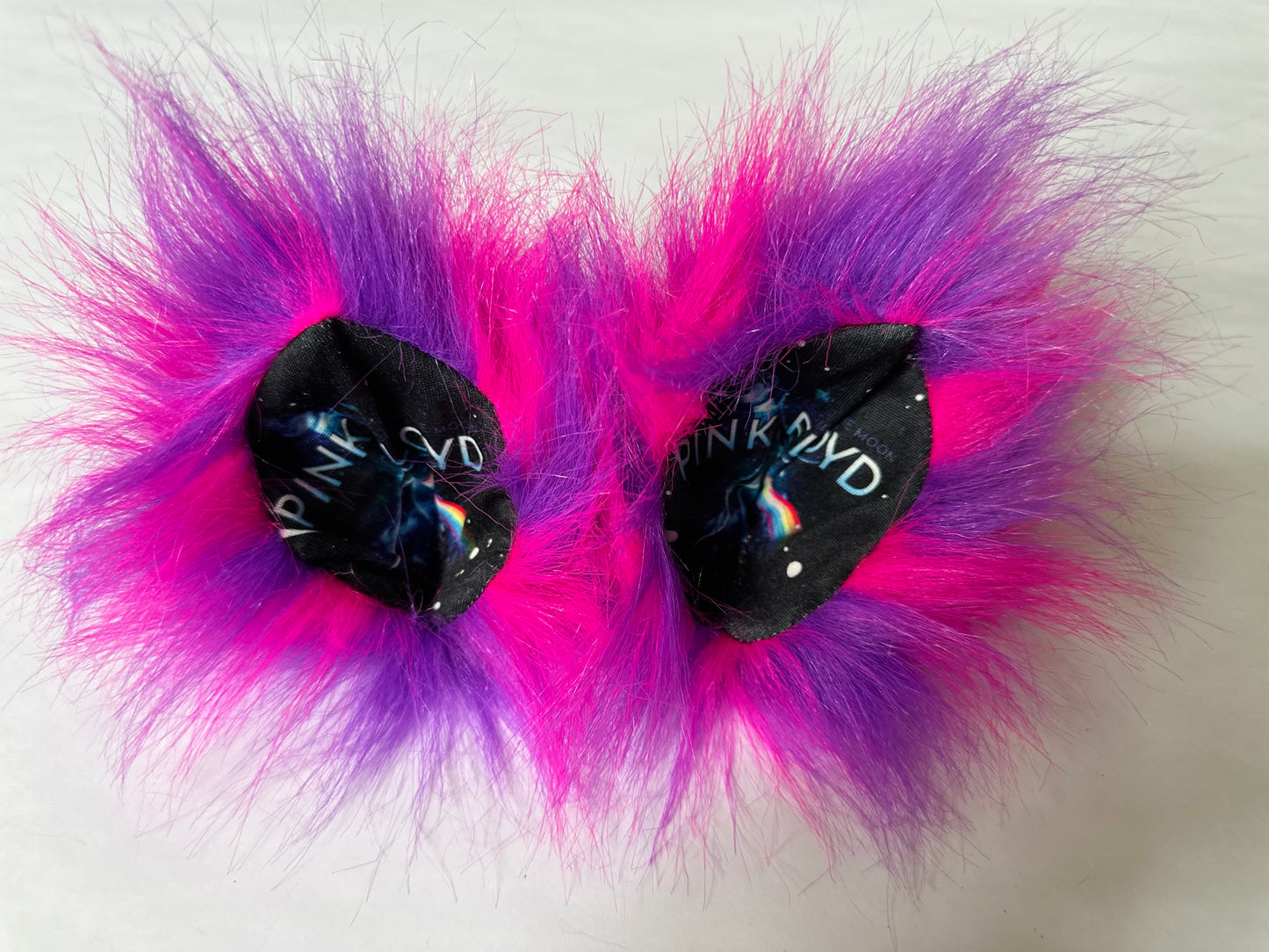 Pink/Purple fur, Pink Floyd licensed fabric