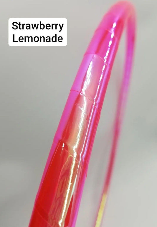 Strawberry Lemonade Taped Hoop