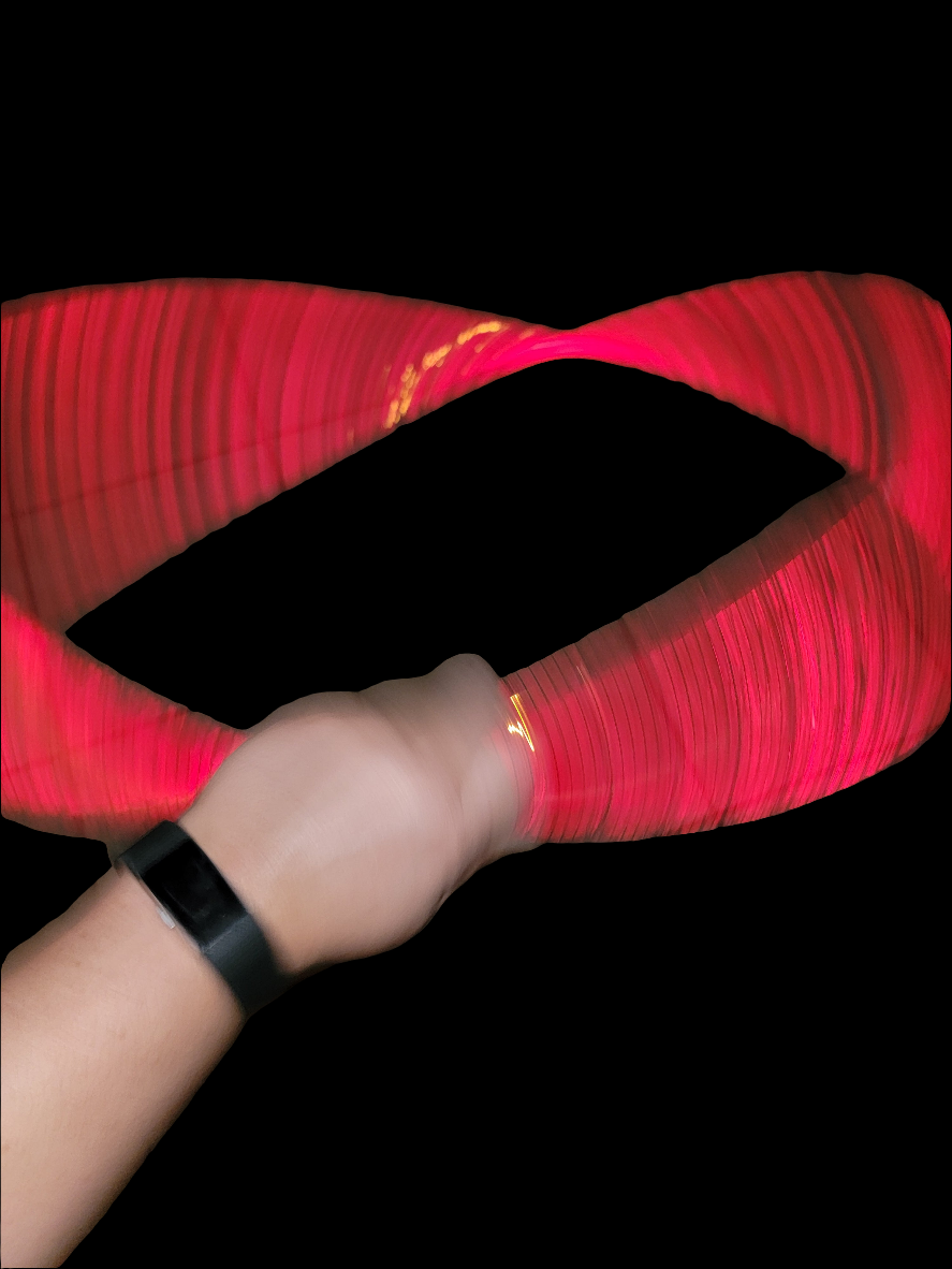 Dragons Blood Reflective Color Morph Taped Hoop