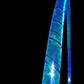 Totally Tubular Blue Reflective Color Morph Taped Hoop