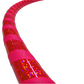 Pink Hibiscus Beginner Taped Hoop