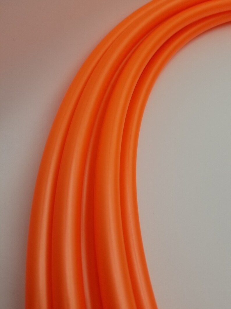 Tigerlily Orange Polypro Bare Hoop 5/8