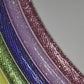 Crushed Rainbow 7 Piece Diamond Taped Sectional Hoop