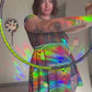 Alien Angel 4 Piece Sectional Reflective Taped Hoop