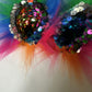 Rainbow Fur, Rainbow flip to silver sequins