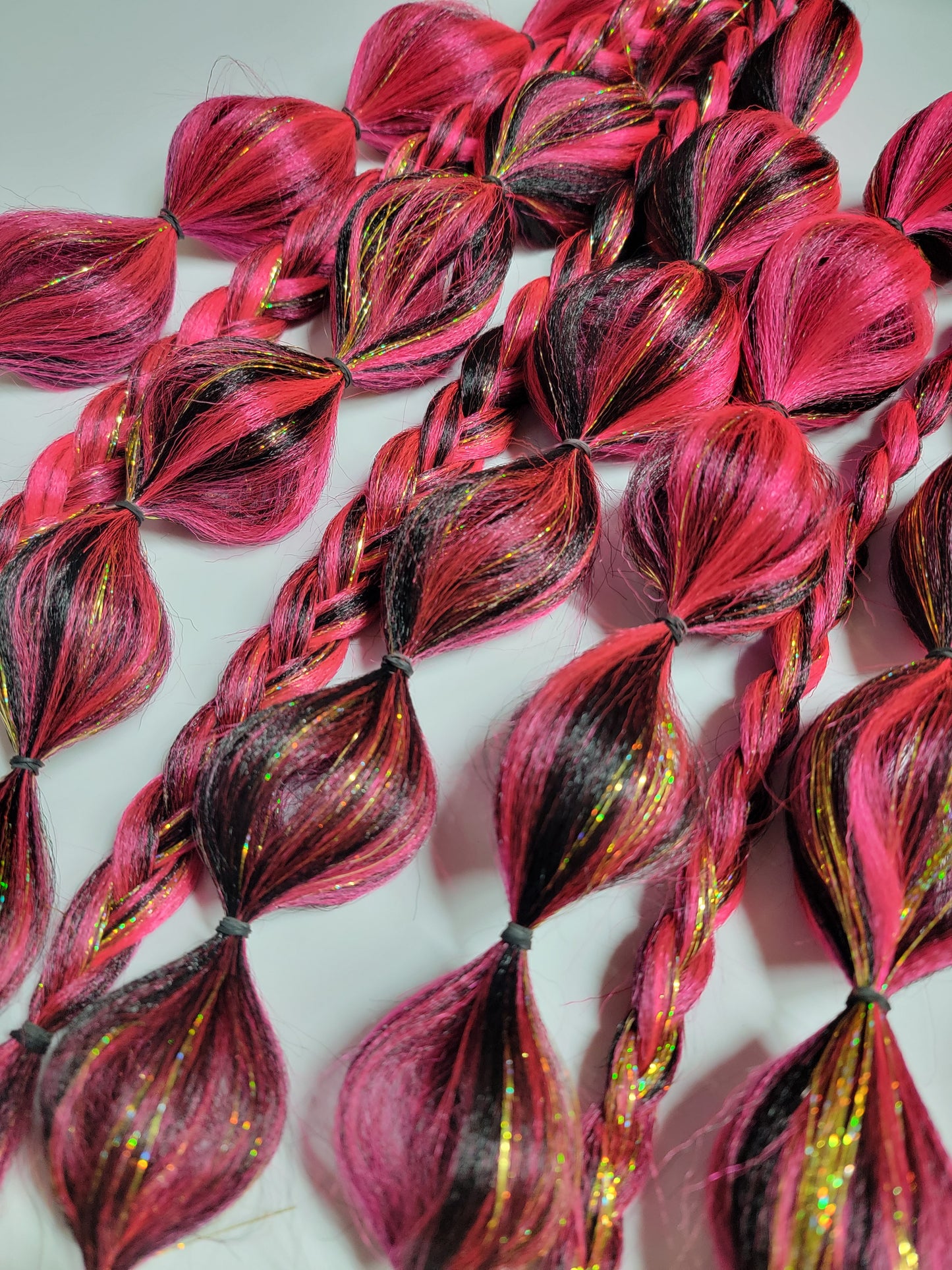 Rave Rebel Festival Braid Tie In's