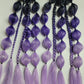Amethyst Daydream Festival Braid Tie In's