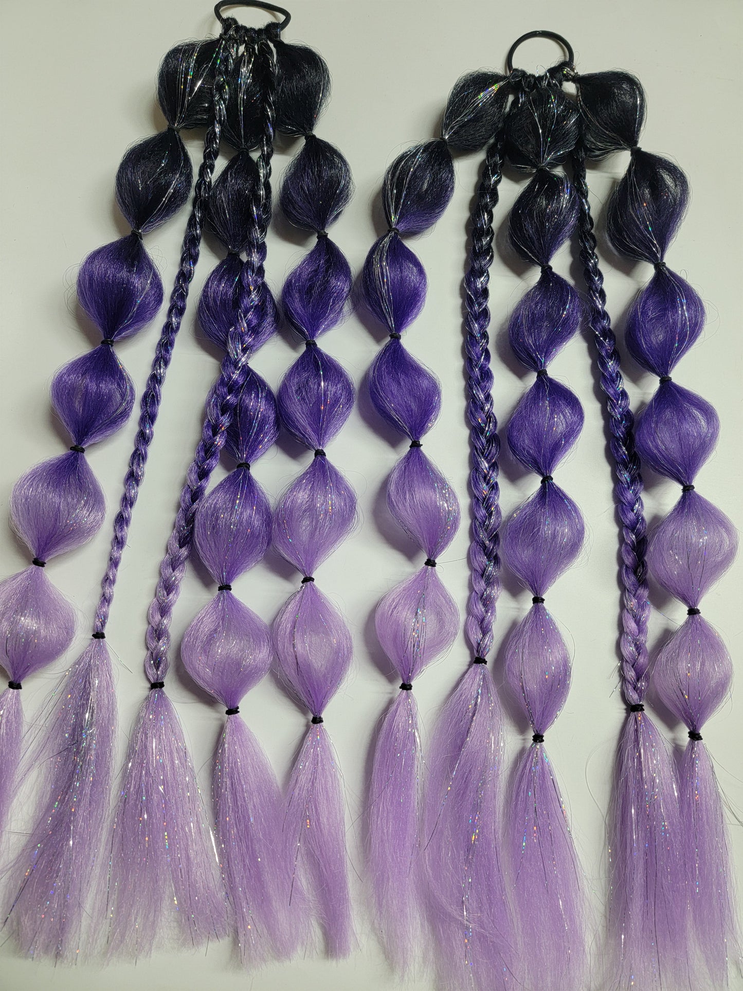 Amethyst Daydream Festival Braid Tie In's