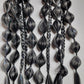 Smokey Quartz Festival Braid Tie In's