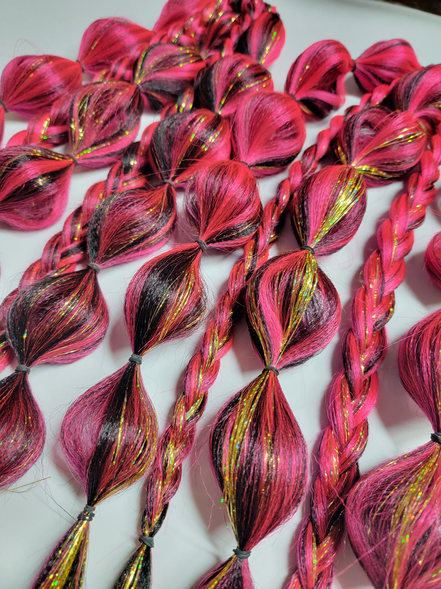 Rave Rebel Festival Braid Tie In's