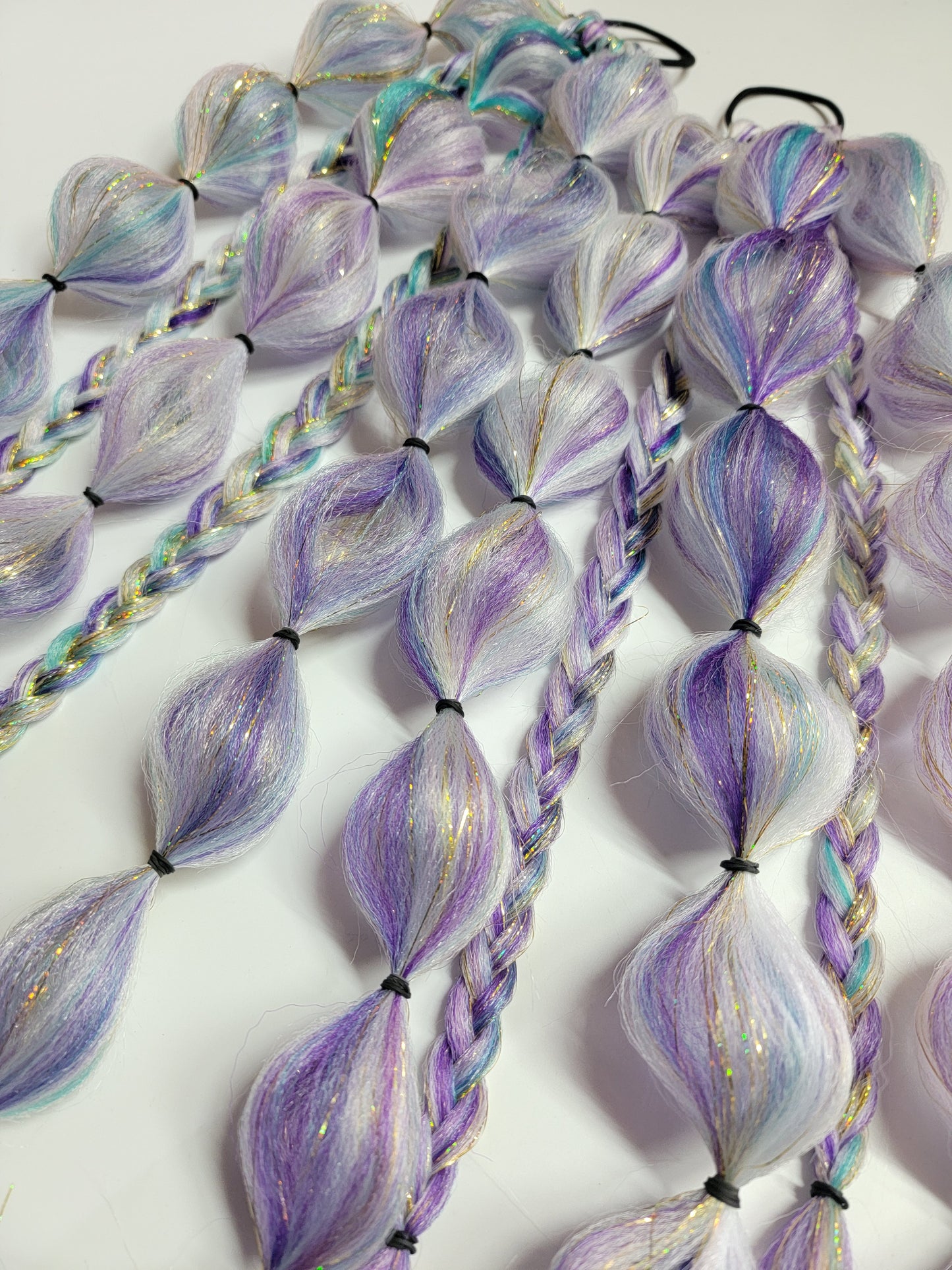 Unicorn Dreams Festival Braid Tie In's