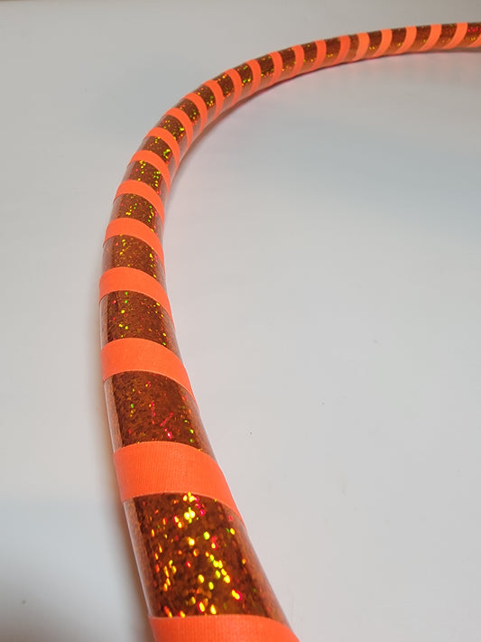 Orange Zest Twist Beginner Taped Hoop