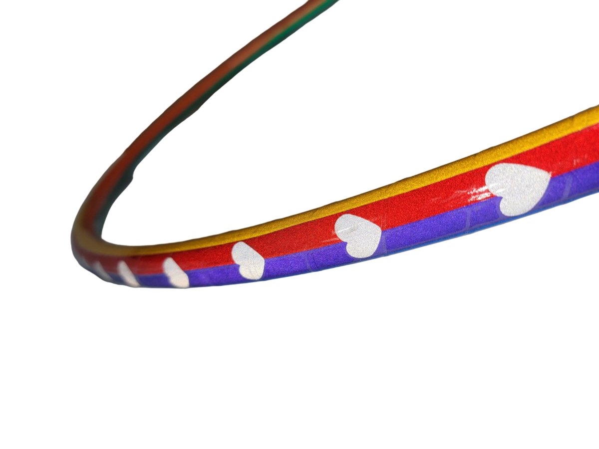 Love on the Spectrum Coinflip Specialty Reflective Taped Hoop