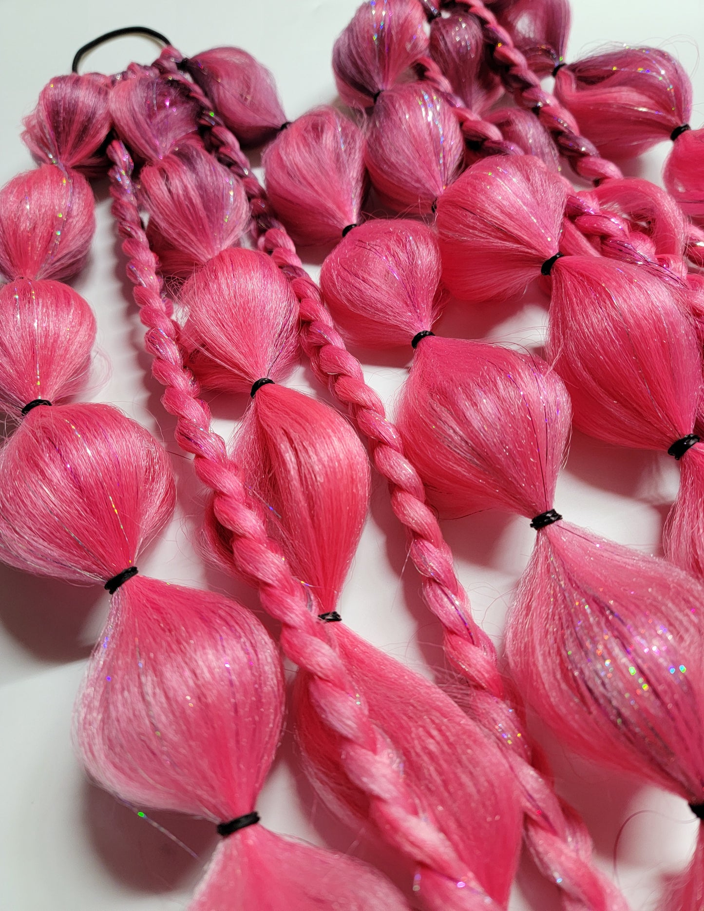 Bubblegum Baddie Festival Braid Tie In's