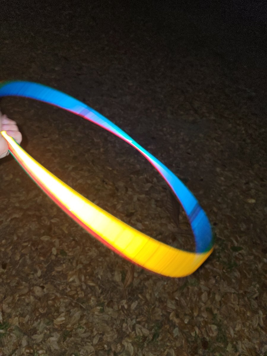 Fruit Juice Coinflip Reflective Taped Hoop