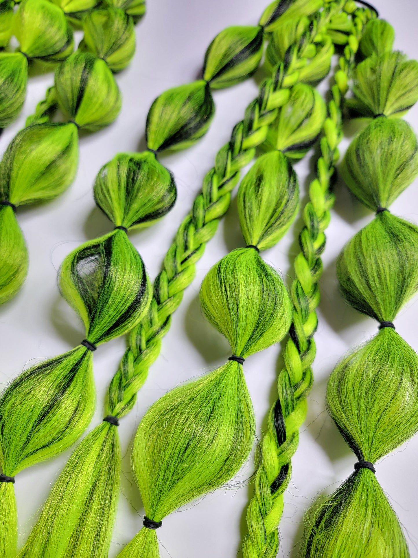 Toxic Spill Festival Braid Tie In's