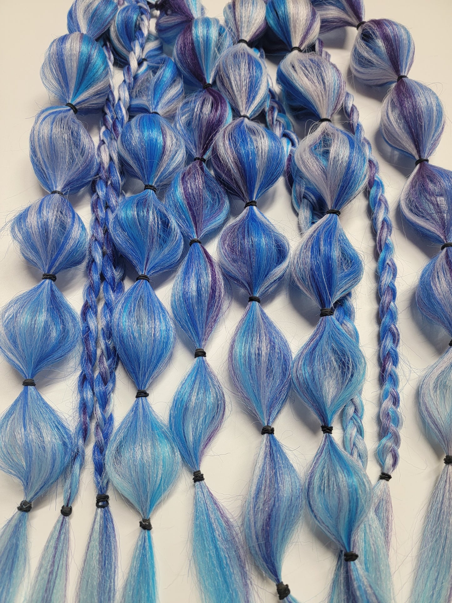 Blueberry Galaxy Festival Braid Tie In's